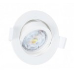 Foco Downlight LED Orientable Redondo Blanco Ø85mm 7w CCT Selecionable